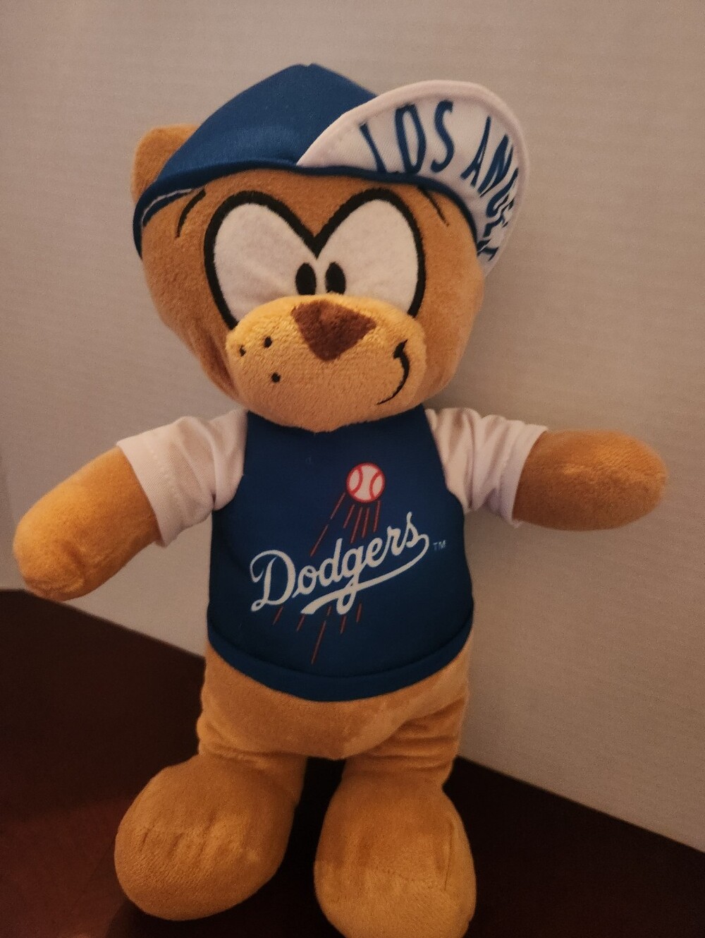 LA Dodgers Team Gear Stuffed Bear - 14 Inch
